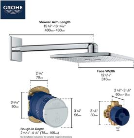 img 1 attached to GROHE 26504000 Active 2 Spray Starlight