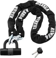 🔒 kilakila heavy duty bike lock set: secure your ride with a 10mm chain lock, 16mm u-lock, and disc lock logo