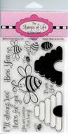 hive4bees: adorable honey-bee stamps for boosting your card-making and scrapbooking supplies - the stamps of life logo