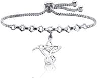 🐦 hummingbird bliss: aktap adjustable link bracelet - ideal hummingbird gifts for her logo