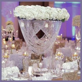 img 2 attached to 🌸 Wondrous Acrylic Wedding Centerpiece Flower Stand: Perfect Pillar for Extravagant Wedding Decorations, Party & Event Elegance