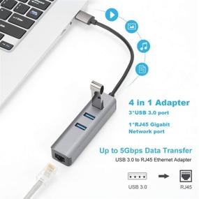 img 3 attached to Ethernet Adapter 3 USB3 0 Compatible Chromebook