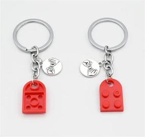 img 2 attached to 💖 Stylish and Meaningful Keychain: Perfect Gift for Valentine's Day, Friends, Girlfriends, Boyfriends, and Men's Accessory Lovers