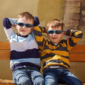 img 2 attached to 3-пак гибких поляризованных солнцезащитных очков с ремешком для мальчиков 🕶️ и девочек, спортивные очки для детей с 3 до 10 лет от DYLB