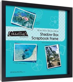 img 3 attached to 🖼️ MCS Shadow Box Frame 12.75x12.75 Inch - Holds 12x12 Inch Scrapbook Page - Black (40950)