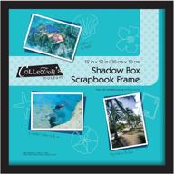 🖼️ mcs shadow box frame 12.75x12.75 inch - holds 12x12 inch scrapbook page - black (40950) логотип