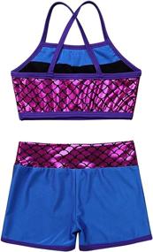 img 1 attached to Yeahdor 2 Pieces Gymnastics Actviewear Rackerback