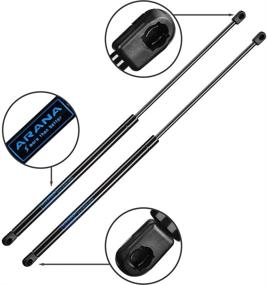 img 3 attached to 🔧 High-Quality Rear Glass Struts for 1997-2006 Jeep Wrangler - Gas Charged Lift Supports - Window Replacement Shocks (Pair / 2pc)