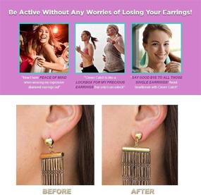 img 1 attached to Earring Adjustable Hypoallergenic Earing Earrings