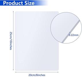 img 3 attached to 🖼️ Set of 6 Sublimation Blank White Aluminum Metal Photo Metal Wall Poster Frames for Thermal Sublimation Printing and Photo Signage