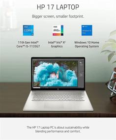 img 3 attached to 💻 New HP 17 Laptop 2021: 17" HD+ Anti-Glare Screen, Intel Core i5, 16GB RAM, 1TB SSD, Long Battery Life - Silver