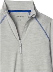 img 1 attached to Optimized Search: Amazon Essentials Half-Zip Jacket for Boys' Active Performance