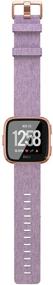 img 1 attached to 🌸 Fitbit Versa Special Edition Smart Watch | Lavender Woven | Includes S & L Bands | One Size