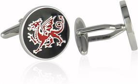 img 3 attached to Cuff Daddy Chinese Dragon Cufflinks Presentation Men's Accessories