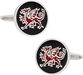 img 4 attached to Cuff Daddy Chinese Dragon Cufflinks Presentation Men's Accessories
