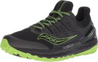 👟 saucony xodus black trail running men's shoes: boost your performance логотип