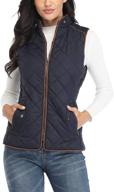 stay stylish and cozy with dilgul women's padded lightweight quilted clothing logo