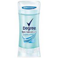 🧴 value pack of 6 degree women's motion sense shower clean deodorants - 2.6 ounce logo