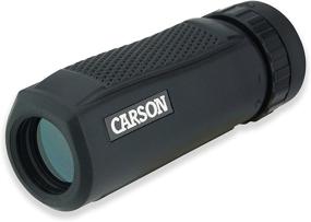 img 4 attached to Waterproof Carson BlackWave 10x25mm 🔍 Monocular (WM-025) for Enhanced Outdoor Viewing