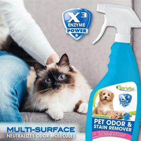 img 1 attached to 🐾 STAR BRITE Triple Enzyme Multi-Surface Pet Stain & Odor Remover Spray - 22 OZ (09722)