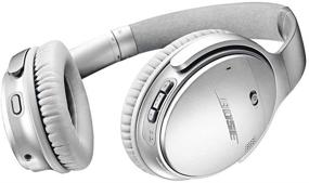 img 3 attached to Bose QuietComfort 35 II Wireless Noise Cancelling Headphones - Over Ear Bluetooth Headphones with Microphone, Alexa Voice Control, Silver