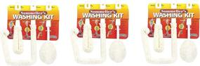 img 2 attached to 🍷 3-Pack Brushtech Sommelier's Wine Brush Washing Kit - White