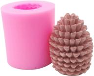 great mold silicone christmas pine tree candle molds/soap mold candle mold for diy xmas candle making chocolate and candy molds (pine cone tree-1) logo