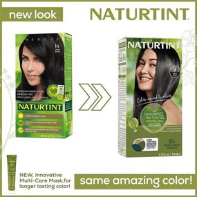 img 3 attached to ✨ Naturtint Permanent Hair Color 1N Ebony Black: Ammonia-Free, Vegan & Cruelty-Free | Long-Lasting, up to 100% Gray Coverage