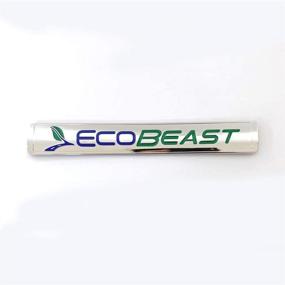 img 1 attached to 🏎️ Pair of Genuine OEM Ecobeast Badge Emblems - 3D Nameplates Replacement for 2011-2018 Chrome SUV F150 Ecoboost - 7.5" x 1.1" size - Part Number BL3Z-9942528-E