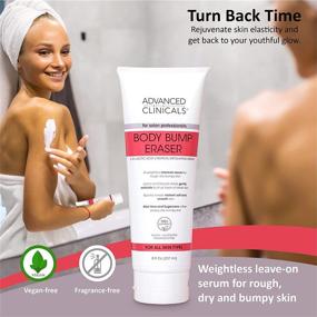 img 1 attached to Продукт: Скраб для тела Advanced Clinicals Skin-Clearing: Эксфолирующая сыворотка с молочной кислотой для более гладкого тона кожи и ухода за кератозными плиссе – не содержит парабенов и ароматизаторов