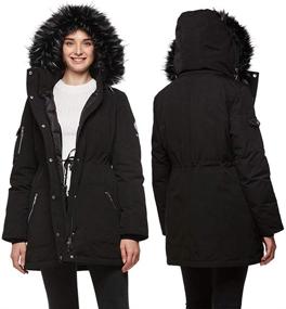 img 2 attached to Universo Womens Jacket Removable Winter Women's Clothing and Coats, Jackets & Vests