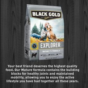 img 2 attached to 🐶 Black Gold Explorer Senior 7+ Recipe Dry Dog Food