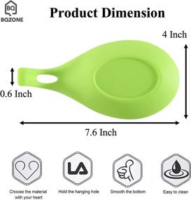 img 2 attached to 🥄 Kitchen Silicone Spoon Rest Holder: Mess-Free Cooking Solution