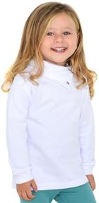 img 3 attached to 👚 Premium 100% Cotton Turtleneck Long Sleeve T-Shirt for Lovetti Girls