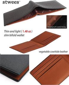 img 2 attached to Stwees Bifold Leather Wallets Pocket