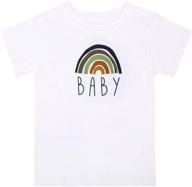 🌈 colorful rainbow outfits for toddler boys and girls - bkd short sleeve t-shirts logo