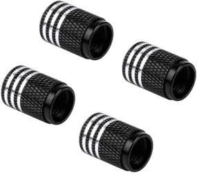 img 2 attached to 🚗 Улучшите стиль своего GMC с помощью набора EVPRO Valve Stem Caps 4 Pack Black - декоративных аксессуаров для автомобильных шин