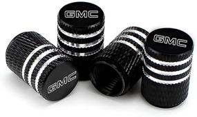 img 4 attached to 🚗 Улучшите стиль своего GMC с помощью набора EVPRO Valve Stem Caps 4 Pack Black - декоративных аксессуаров для автомобильных шин