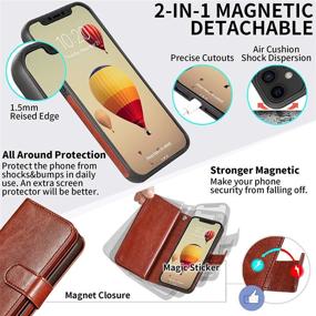 img 2 attached to CASEOWL Wallet Case Compatible For IPhone 12/12 Pro