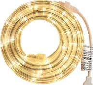 🔌 18 feet persik rope light with 108 led warm-white lights - ideal for indoor and outdoor use logo