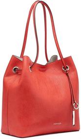 img 1 attached to 👜 Celebrate Unmatched Style with the Calvin Klein Gabrianna Bubble Lamb North/South Key Item Tote