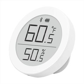 img 4 attached to 🌡️ Enhanced Qingping Bluetooth Digital Thermometer Hygrometer Sensor Compatible with HomeKit (Exclusive for iOS), Wireless Indoor Temperature and Humidity Monitor with E Ink Display for Home