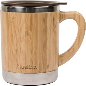 img 4 attached to 🍃 Bluelime Eco-Friendly Bamboo Coffee Mug