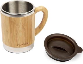 img 3 attached to 🍃 Bluelime Eco-Friendly Bamboo Coffee Mug