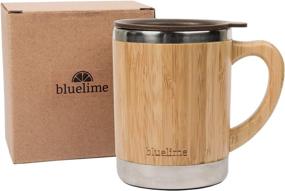 img 1 attached to 🍃 Bluelime Eco-Friendly Bamboo Coffee Mug