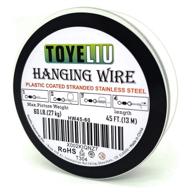 enhanced durability: hanging solutions reliable 45ft picture wrapping wire rope, 60-pound strength logo