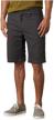 prana living bronson 11 inch charcoal men's clothing in active logo