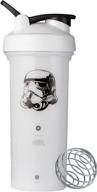 blenderbottle star wars pro series stormtrooper shaker bottle - 28 oz: ultimate mixing power! logo