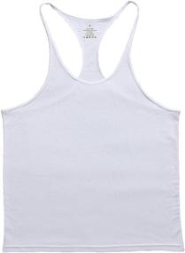 img 2 attached to MUSCLE ALIVE Bodybuilding Stringer Cotton Sports & Fitness for Other Sports