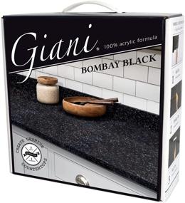 img 4 attached to 🎨 Giani Granite Countertop Paint Kit 2.0- Transform Your Space with 100% Acrylic (Bombay Black)